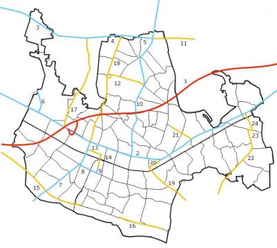 緊急輸送道路図