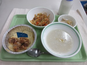 当日の給食の写真