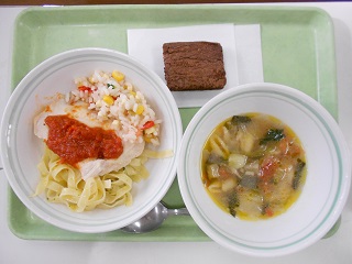 イタリアン給食の写真