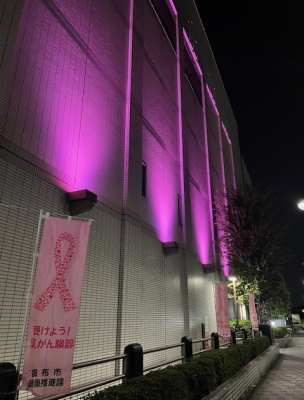 外壁ライトアップの写真