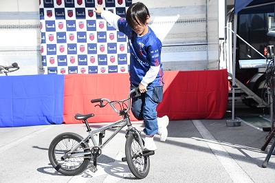 BMXパフォーマンスの様子