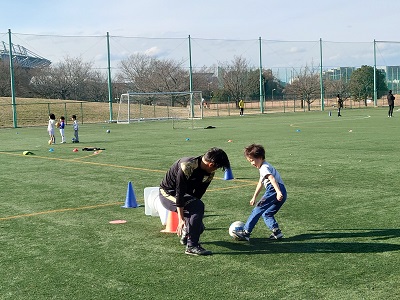 小学1年生グループの様子