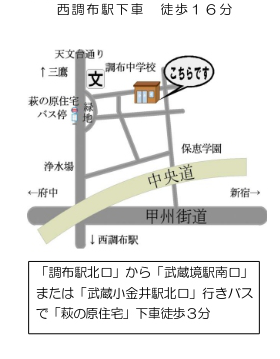 富士見地域福祉センターアクセス図