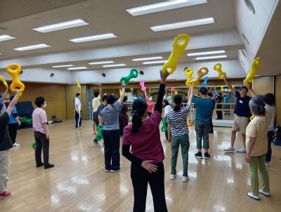 3B体操の様子