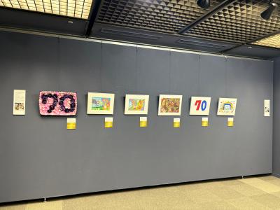 パラアート展2025アワード部門展示中の写真