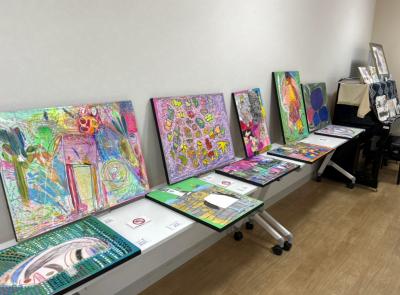 これまでの作品展示の様子
