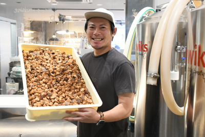 醸造責任者の小山さんの写真