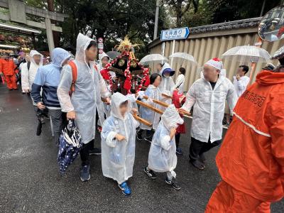 子ども神輿の写真