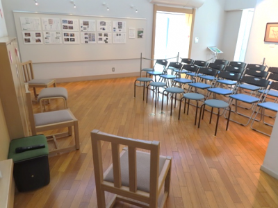 ミニコンサートの会場の写真