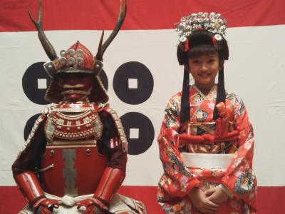 着付け体験の写真