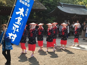 お田植えの儀早乙女の写真