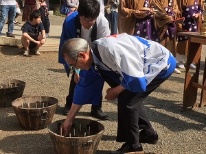 お田植えの儀の写真