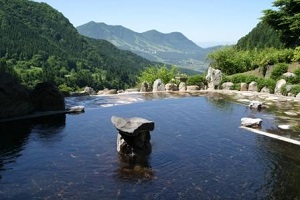 馬曲温泉の夏の写真