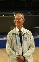 日本近代五種協会の広報委員長・泉川さんの写真