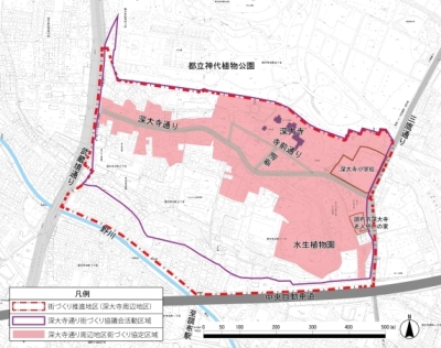 街づくり推進地区(深大寺周辺地区)