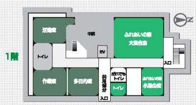 施設案内図(1階)の画像