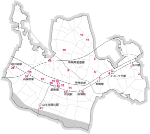 商店街の地図画像