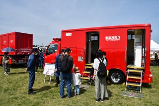 車両展示の様子