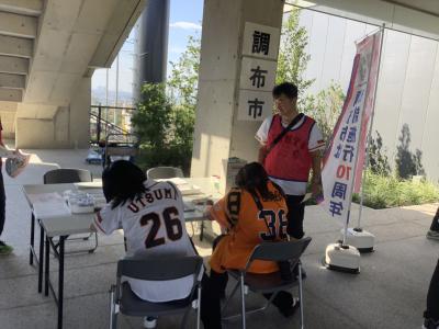 デフリンピックPRブースの写真
