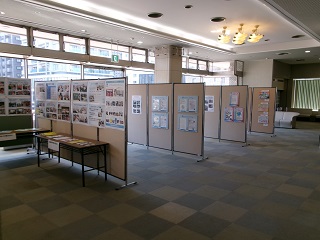 国際交流協会の展示写真